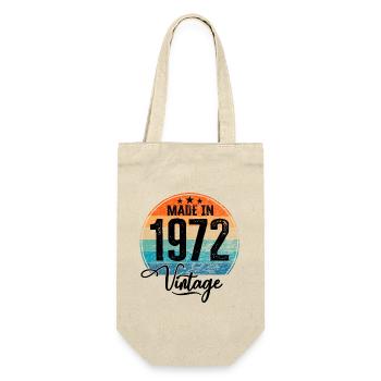 Millésime fabriqué en 1972 Année de naissance 1972 Anniversaire - Sac à bouteille - nature - Devant