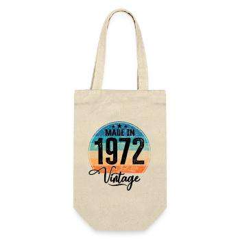 Millésime fabriqué en 1972 Année de naissance 1972 Anniversaire - Sac à bouteille - nature - Devant