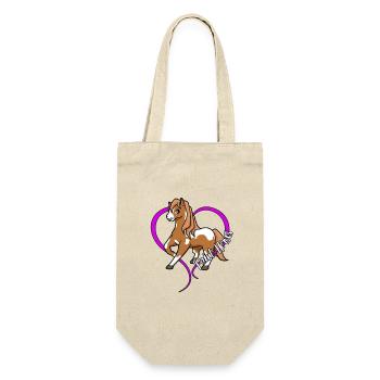 Horse Lovers - American Paint Horse - Gift Bag for Bottles - nature - Front