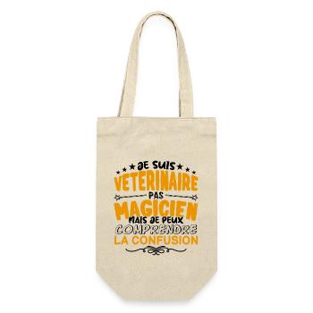 Vétérinaire pas Magicien | le Meilleur Vétérinair - Sac à bouteille - nature - Devant