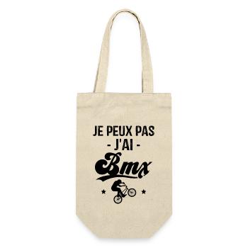 Je Peux Pas J'ai Bmx - Sac à bouteille - nature - Devant