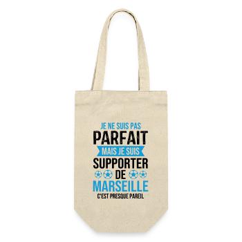 Je suis supporter de Marseille - Sac à bouteille - nature - Devant