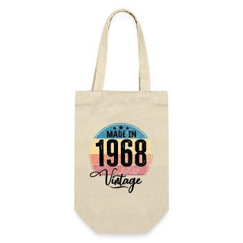 Vintage Fabriqué en 1968 Année de naissance 1968 Anniversaire - Sac à bouteille - nature - Devant
