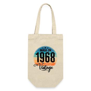 Millésime Fabriqué en 1968 Année de naissance 1968 Anniversaire - Sac à bouteille - nature - Devant