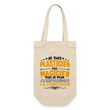 Plasticien pas Magicien | le Meilleur Plasticien - Sac à bouteille - nature - Devant