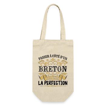 Breton | le Meilleur cadeau Breton - Sac à bouteille - nature - Devant