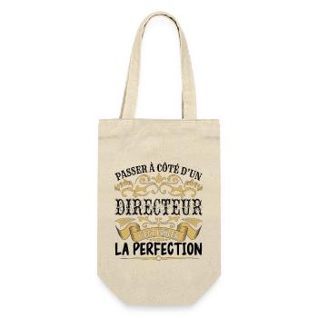 Directeur | le Meilleur cadeau Directeur - Sac à bouteille - nature - Devant