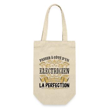 Electricien | le Meilleur cadeau Electricien - Sac à bouteille - nature - Devant