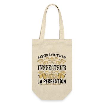 Inspecteur | le Meilleur cadeau Inspecteur - Sac à bouteille - nature - Devant