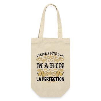 Marin | le Meilleur cadeau Marin - Sac à bouteille - nature - Devant