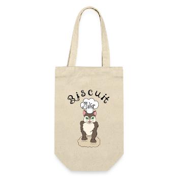Cat Making Biscuits Maker Cat - Gift Bag for Bottles - nature - Front