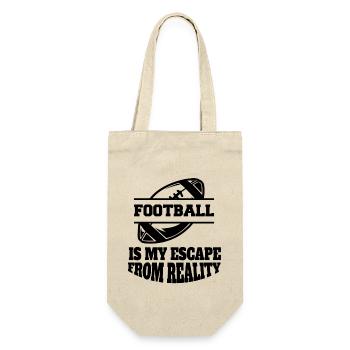 Entraîneur de football américain Fan de football Fan de football - Sac à bouteille - nature - Devant