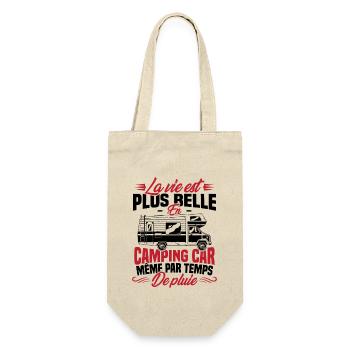 La vie est plus belle en Camping-car humour cadeau - Sac à bouteille - nature - Devant