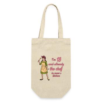 J’ai 13 ans - Girl Chef - Sac à bouteille - nature - Devant