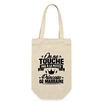 On ne touche pas à la petite princesse de marraine - Sac à bouteille - nature - Devant
