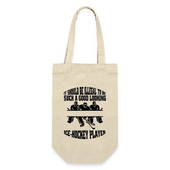 Hockey sur glace Sports d’hiver Cadeau de l’équipe de hockey sur glace - Sac à bouteille - nature - Devant