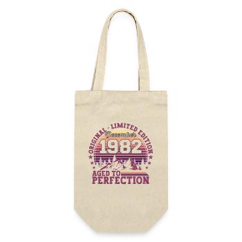 Cadeau original du 40e anniversaire de décembre 1982 - Sac à bouteille - nature - Devant