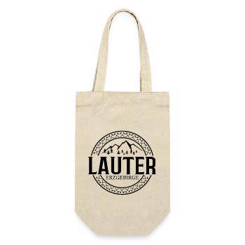 Lauter Erzgebirge - Geschenkbeutel für Flaschen - Natur - Vorne
