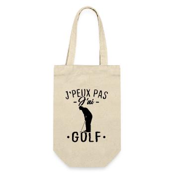 J'peux pas j'ai golf - Sac à bouteille - nature - Devant