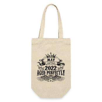 2022 | May Aged Perfectly 2022 birthday gift - Sac à bouteille - nature - Devant