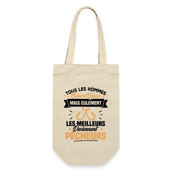 Les meilleurs hommes deviennent Pêcheurs - Sac à bouteille - nature - Devant