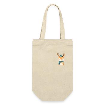 Deer Chest Pocket - Gift Bag for Bottles - nature - Front
