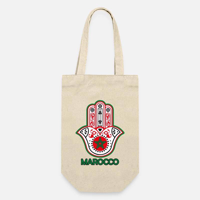 La main de fatma Maroc - drapeau du Maroc - Sac à bouteille - nature