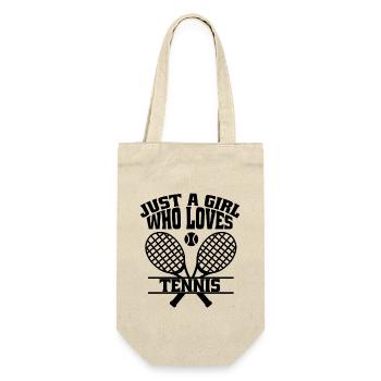 Joueuse de tennis Femme Girls Tennis Club - Sac à bouteille - nature - Devant