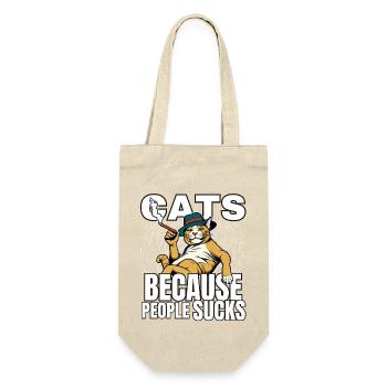 Cat Cat Cat Shirt Cat Gift Idea Kitten - Gift Bag for Bottles - nature - Front