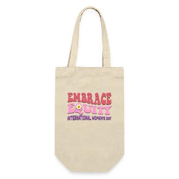 Journée internationale de la femme Embrace Equity - Sac à bouteille - nature - Devant