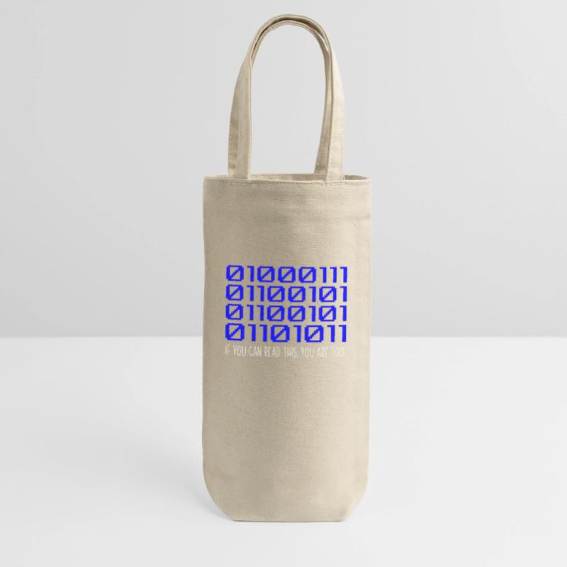 Funny Coder Binärcode Programmierer Entwickler Geschenkbeutel für Flaschen