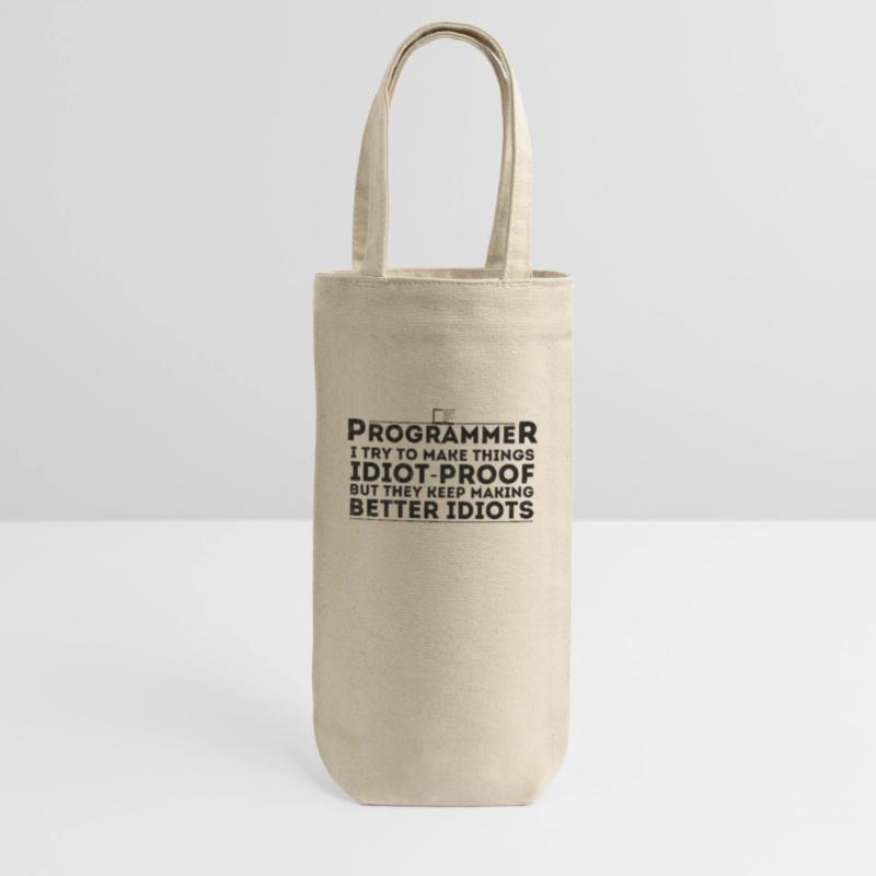 Drôle Programmeur Humour Codeur Informatique Programmation Sac à bouteille