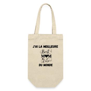 best mom - Sac à bouteille - nature - Devant