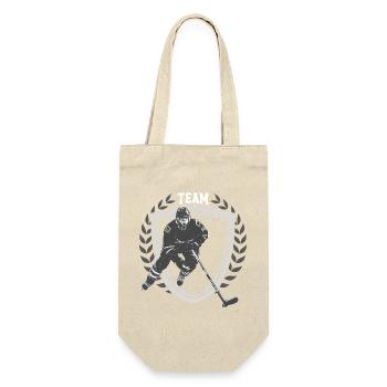 Eishockey T - Gift Bag for Bottles - nature - Front