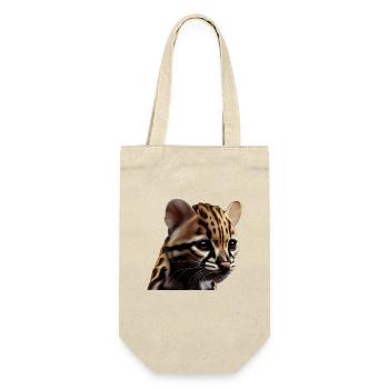 just a boy girl who loves Ocelots Ocelot ocelot ocelot - Gift Bag for Bottles - nature - Front
