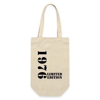 1976 Limited Edition Birthday Gift Wife Husband - Gift Bag for Bottles - nature - Front