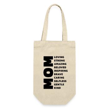 Mom description - Mother's Day Funny Gift - Gift Bag for Bottles - nature - Front