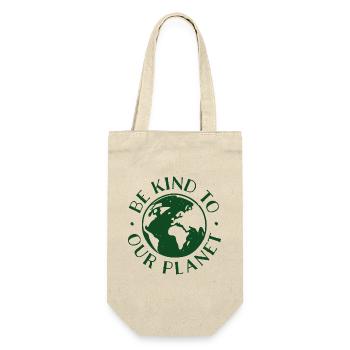 Soyez gentil avec notre planète - Sac à bouteille - nature - Devant