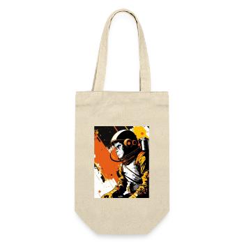 Monkey Astronaut - Gift Bag for Bottles - nature - Front