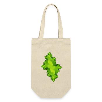 Fractal Green - Gift Bag for Bottles - nature - Front