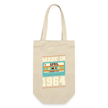 59e anniversaire avril Né en 1964 Idée cadeau - Sac à bouteille - nature - Devant