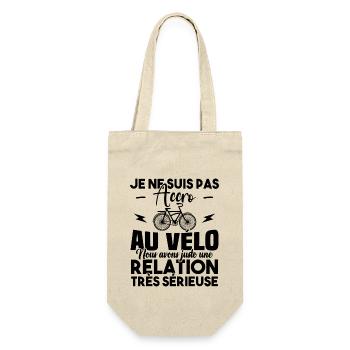 Je ne suis pas accro au vélo - Sac à bouteille - nature - Devant
