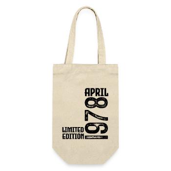 Cadeau Avril 1978. Anniversaire avril 1978. April. - Sac à bouteille - nature - Devant