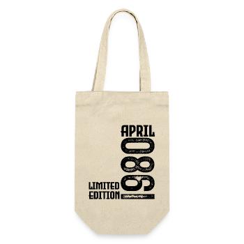 Gift April 1980. Anniversary April 1980. April. - Gift Bag for Bottles - nature - Front