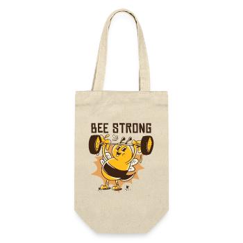 Bee Strong - Gift Bag for Bottles - nature - Front