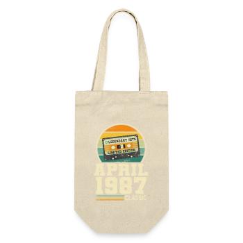 36th birthday April Born 1987 Gift idea - Gift Bag for Bottles - nature - Front