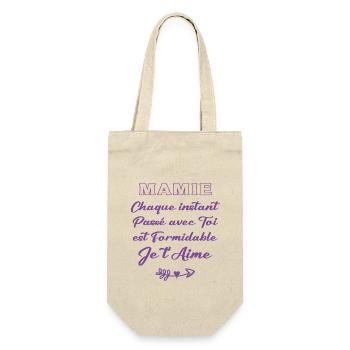 Mamie je t'aime - Sac à bouteille - nature - Devant