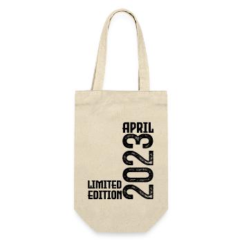 Gift April 2023. Birthday April 2023. April. - Gift Bag for Bottles - nature - Front