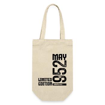 Gift May 1952. Anniversary May 1952. May 1952. - Gift Bag for Bottles - nature - Front