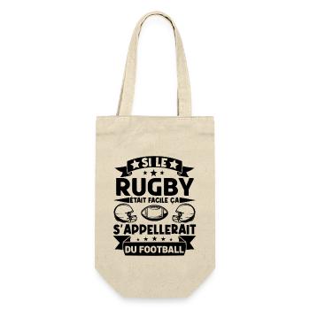 Cadeau rugbyman. cadeau rugby France. rugby fan . - Sac à bouteille - nature - Devant